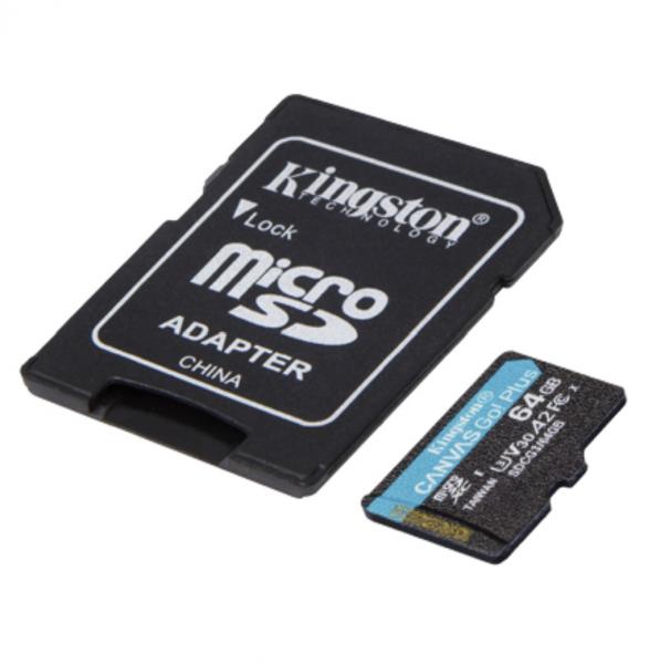SD Karte 64GB MSDXC CANVAS GO PLUS 170R CARD || A2 U3 V30 CARD + ADAPTER